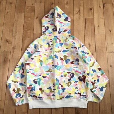 Vintage BAPE Multi camo full zip hoodie a bathing ape NIGO Size S