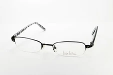 NICOLE MILLER AMOUR in Noir (Black) 49-19-135 Half Rimless Eyeglass Frames B172