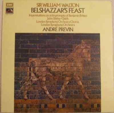 SAN 324 Walton BELSHAZZAR'S FEAST TAS Listed Vinyl LP