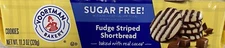 Voortman Bakery SUGAR FREE Fudge Striped Shortbread Cookies 11.3 Oz Pack NEW