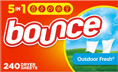 Dryer Sheets, Outdoor Fresh, 240 Count, Laundry Fabric Softener Sheets with Stat