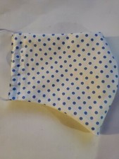 Handmade face mask washable and reusable new with filter pocket