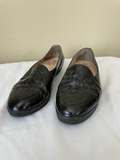 Bottega Veneta Women s 7 Capretto Interecciato Woven Leather Loafer repaired