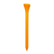 500 x 2 3/4" Neon Wooden Golf Tees - Neon Orange