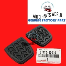 GENUINE TOYOTA CAMRY TACOMA MATRIX YARIS MANUAL BRAKE & CLUTCH PEDAL PAD SET