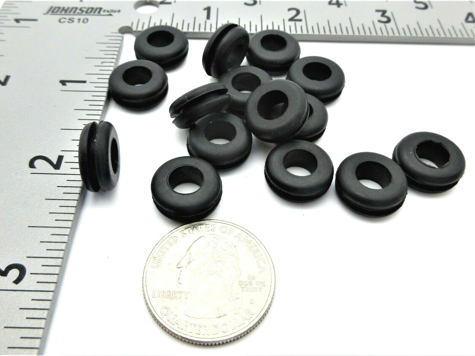 10mm x 6mm w 1.6mm Groove Rubber Wire Grommets Panel Bushings Cable Grommets eBay