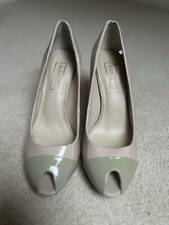 M&S autograph Nude Stilettos, Peep Toe UK 5.5