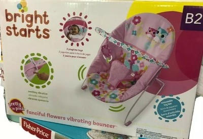 bright starts fanciful flowers vibrating bouncer