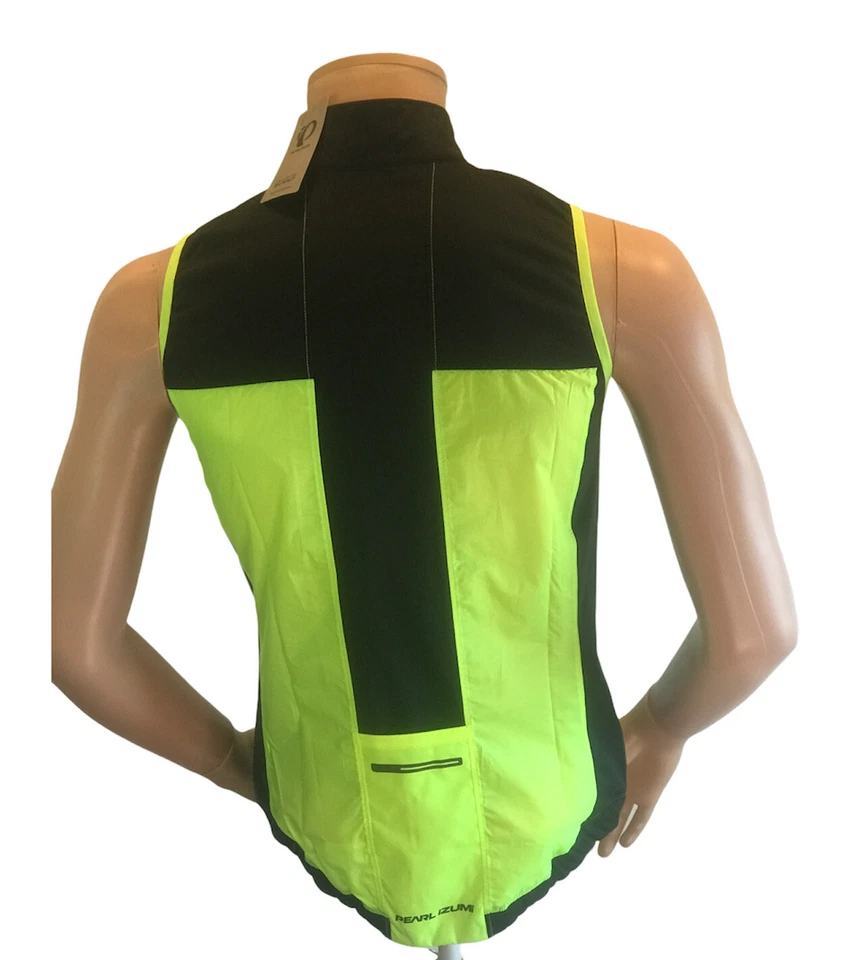 Pearl Izumi Men's P.R.O. Barrier Lite Cycling Vest Small Sleeveless Yellow PRO - Image 4 of 4