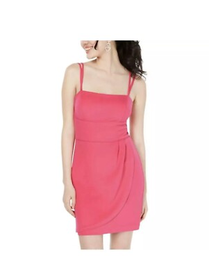 pink square neck bodycon dress Magenta Pink Square Neck Ruched Mesh Bodycon Dress