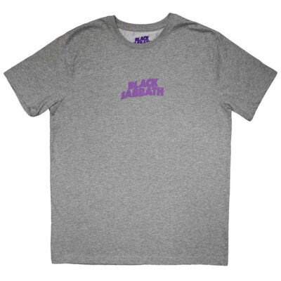 Black Sabbath - Mini Wavy Logo T-Shirt Grey