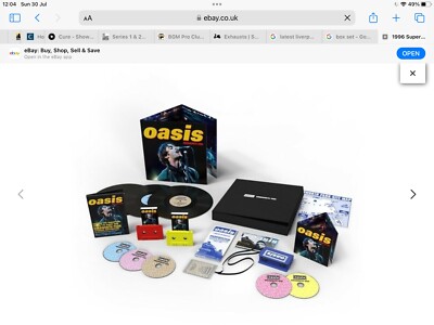 Oasis Knebworth 1996 Box Set オアシス ネブワース オアシス