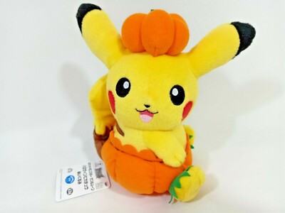 pumpkin pikachu plush