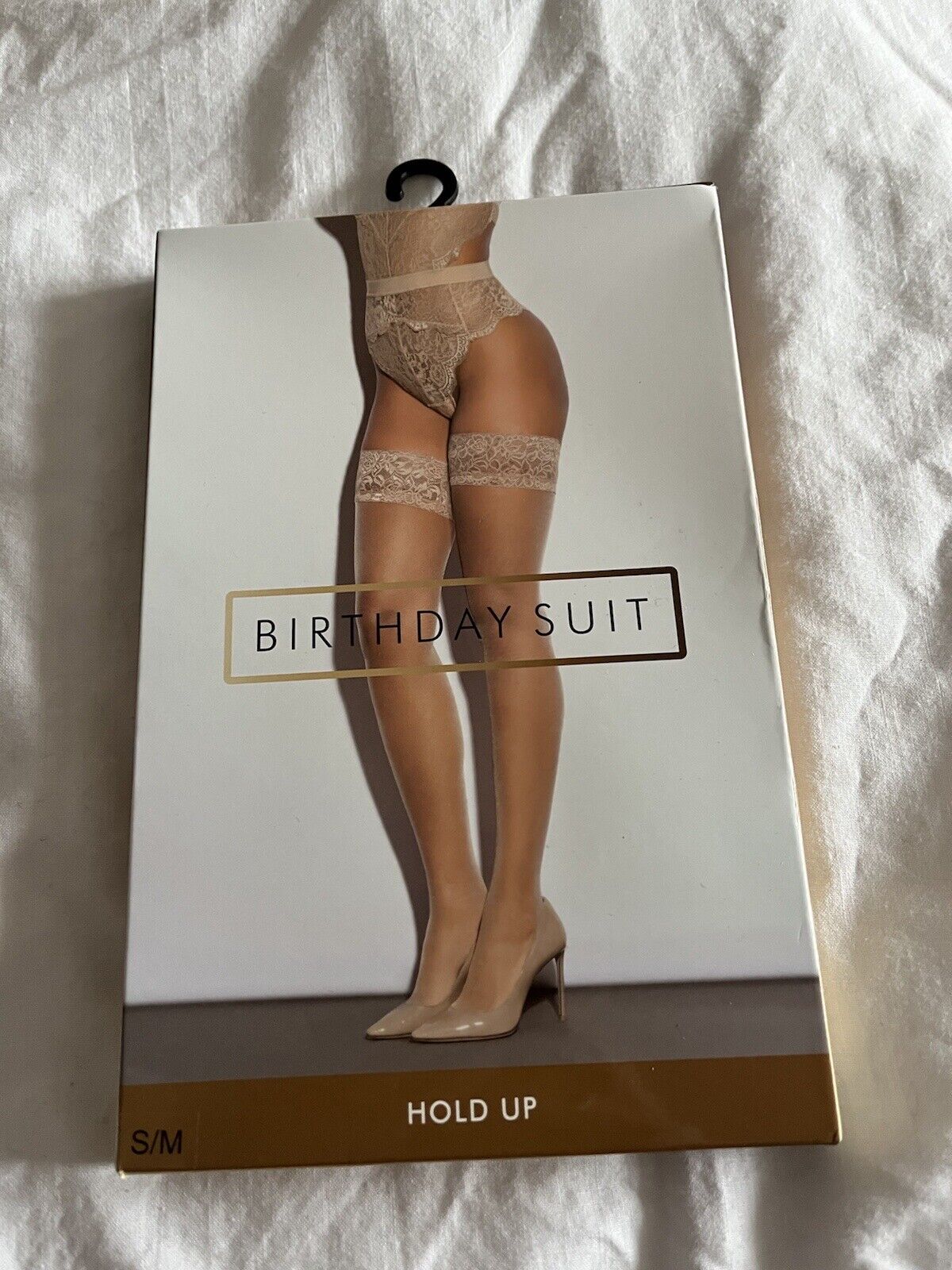 Ann Summers lace top glossy hold ups new nude X XL 16-20 black Direct store mart f