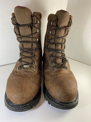 Cabelas Men 11.5 D Iron Ridge 800 Leather Goretex Insulated  display picture 1