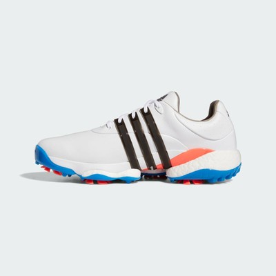 Adidas Tour 360 22 Golf Shoes Mens Sneakers Cloud White/Blue  display picture 2