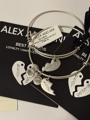 Alex And Ani Bangle Best Friends 2 Bracelet Set  NWT