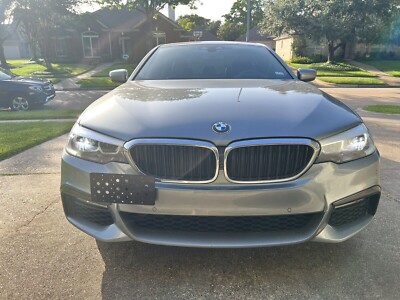 Front Tow Hook License Plate Mount Bracket For BMW 5 Series G30 2017 - 2020 New