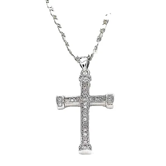 Rhodium Plated Chain Fashion Necklaces & Pendants