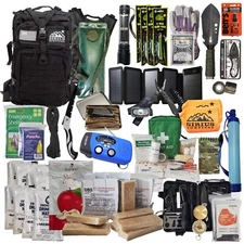 Sirius Survival Bug Out Bag - Premium Bugout Backpack Pre-Packed Survival Kit