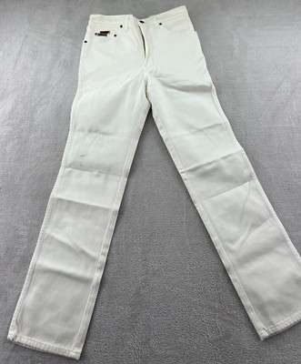 Resistol Mens Jeans 30x32 Slim Fit White Wash USA Straight Western Rodeo