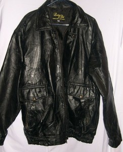 genuine leather coat