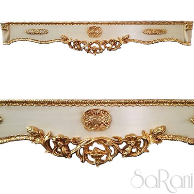 Mantua Elegant Lightwood CUSTOMIZED with Gold Leaf Decorations SARANI 