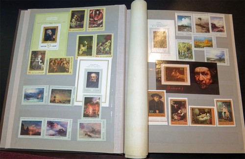 USSR Russia Soviet era stamps blocks collection Album Philatelic - Picture 3 of 11