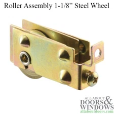 Prime Line  D 1699 Sliding Door Roller With Steel Wheel 1.25 Inch Roller