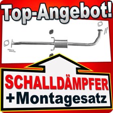 Mittelschalldämpfer für HYUNDAI I30 I 1.4 1.6 Euro 4 Flanschverbindung 2007-2012