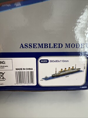 TITANIC Jihui M2027 Industrial Miracle In 1912 Titanic Model NEW