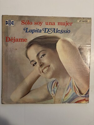 LUPITA D´ALESSIO - SOLO SOY UNA MUJER - 1979 MEXICAN LP, LATIN POP