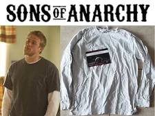 SONS OF ANARCHY: SOA Jax Teller/Charlie Hunnam White Shirt FX COA