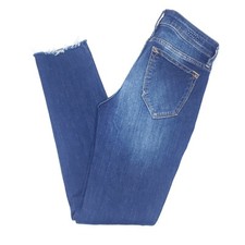Vigoss The Thompson Tomboy Skinny Distressed Women's Jeans Size 26 Dark Raw 