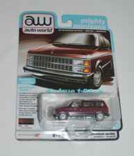 AW AUTO WORLD 2024 MIGHTY MINIVANS - 1985 DODGE CARVAN  4 CRIMSON RED / BLACK