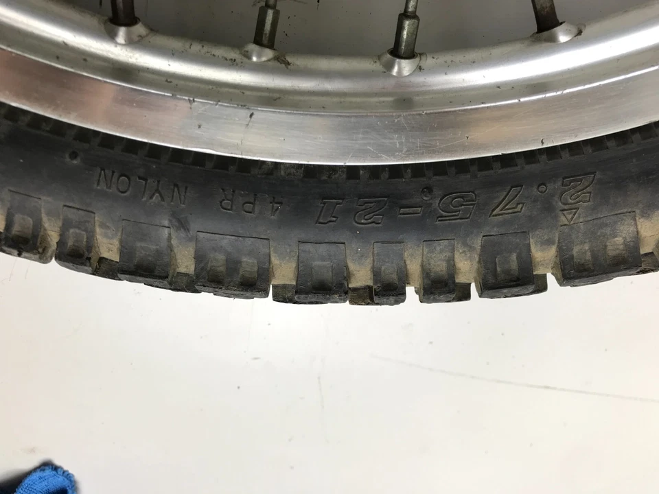 90 radios de cubo de llanta delantera Suzuki DR350 DR 350 OEM 3-B Foto 3 de 4