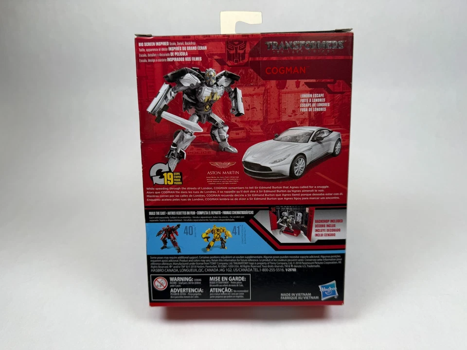 Cogman #39 Transformers Studio Series Action Figure New 2018 The Last Knight - Image 2 of 2