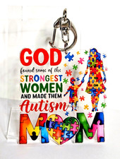 New Autism Mom Autism Awareness Keychain