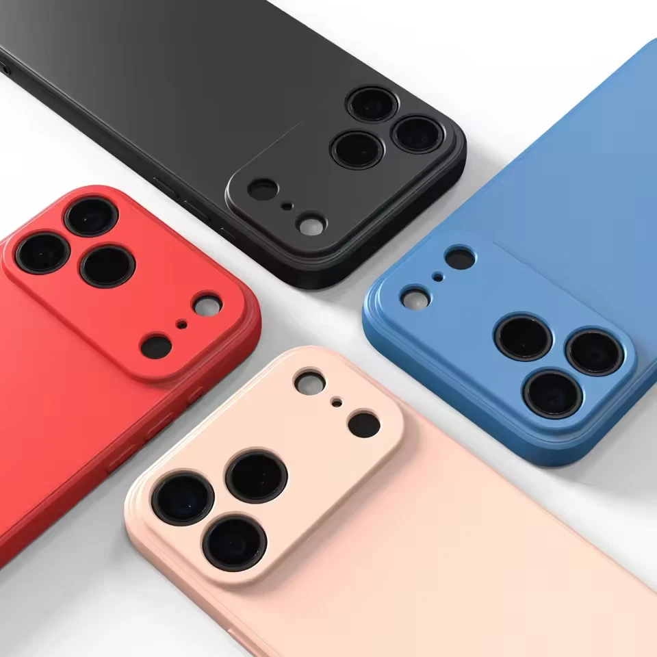 Liquid Silicone Phone Case For Apple iPhone 17 Pro Max Air Shockproof Soft Cover - Image 3 of 4