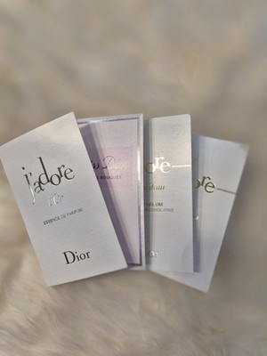 Dior J'adore Parfum d'eau Eau de Parfum Spray Sample 0.03 fl oz, total 4 samples