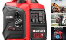 2500W Gas Powered Portable Inverter Generator, Quiet Generator 2500W-CO Sensor