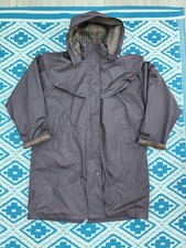 Jack Murphy Brown Fleece Lined Waterproof Rain Coat Jacket Womens 16 Hood