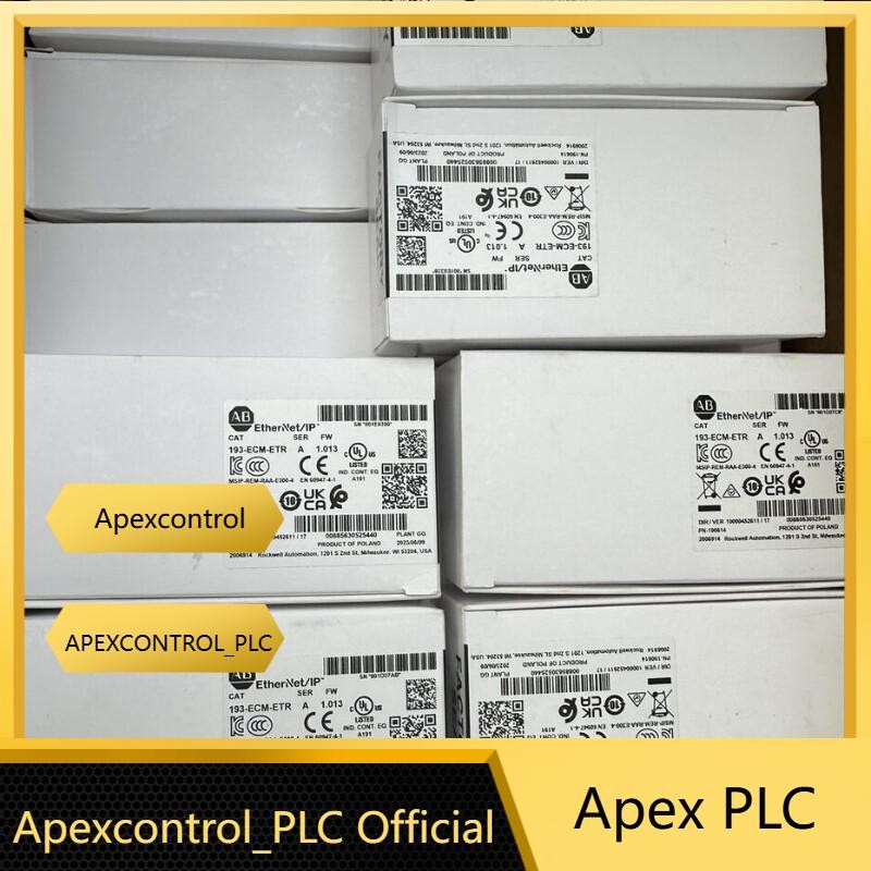 New Allen Bradley 193-ECM-ETR ETHERNET / IP 193ECMETR SER A COMM MODULE