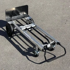 COSCO 2-In-1 Hybrid Handtruck Silver & Black 12204ASB1E