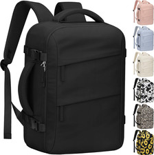 Travel Backpack for Women Men Carry on Flight Approved Lightweight 15.6 Inch Lap