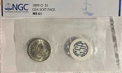 1899-O GSA Softpack! NGC MS 61 Morgan Silver Dollar