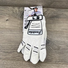 Franklin CFX Pro Adult XXL Baseball Batting Gloves White Black LFX