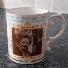 A TRIBUTE TO MARGARET THATCHER MUG DESIGNED BY JOHN BALL
