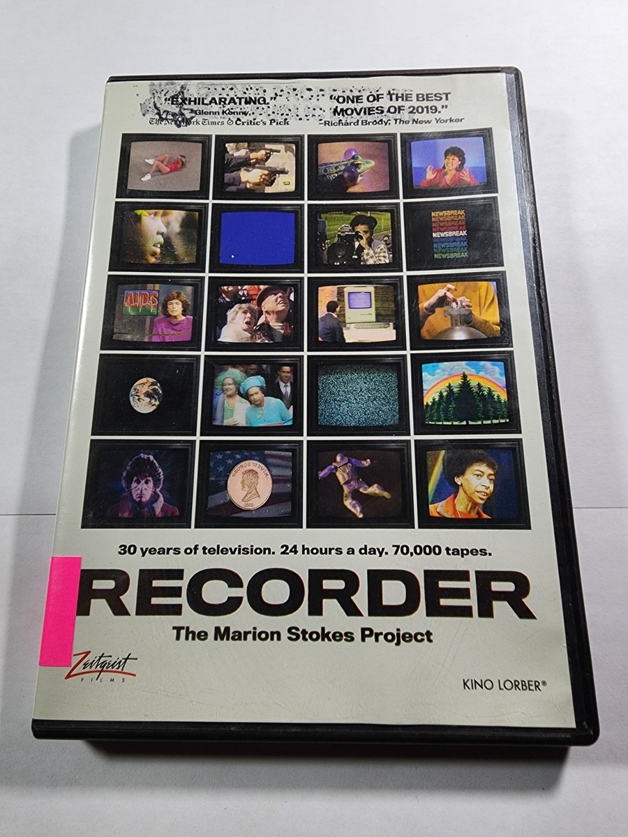 Recorder: The Marion Stokes Project DVD 2020 Documentary VG+ D11
