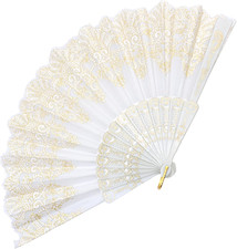 Handheld Chinese Folding Fan Hand Fans for Women Foldable Bulk for Party Wedding
